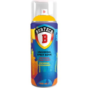 Burtech Universal Trafik Sarı Sprey Boya